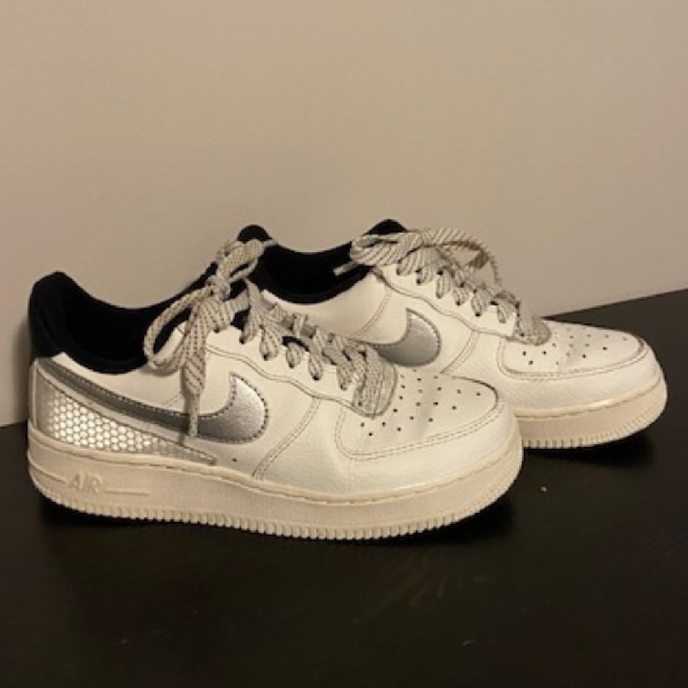 Nike Air Force 1 3M Summit White Size 5.5